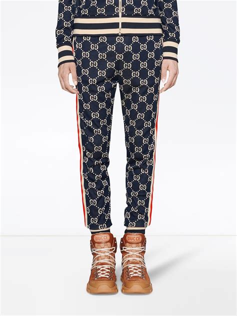 gucci joggingpak jacquard|gucci tracksuit joggers for women.